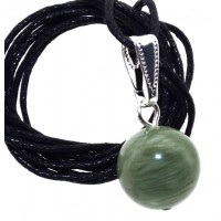 12mm Jade Gemstone Sphere Pendant